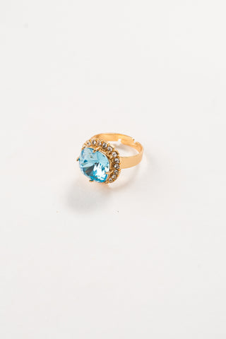 Celeste Crystal Trimmed Birthstone Rings