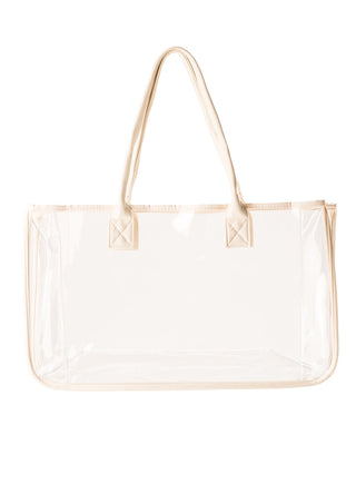 Jayne Oversized Transparent Tote