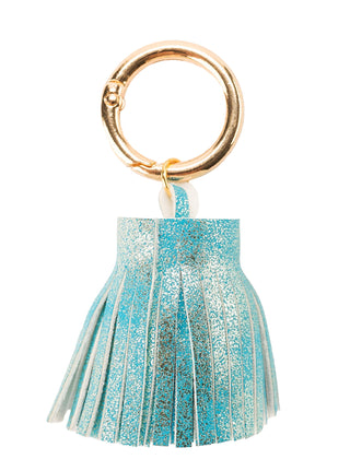 Metallic Leather Tassel