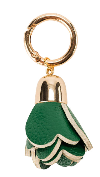 Leather Flower Tassel