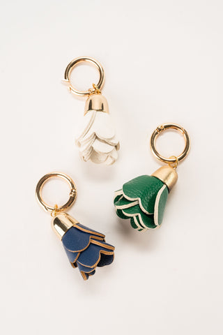 Leather Flower Tassel