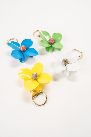 Statement Flower Bag Charm