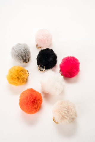 Pom Pom Bag Charm