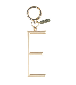 Gold Initial Bag Charm