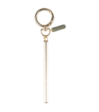 Gold Initial Bag Charm