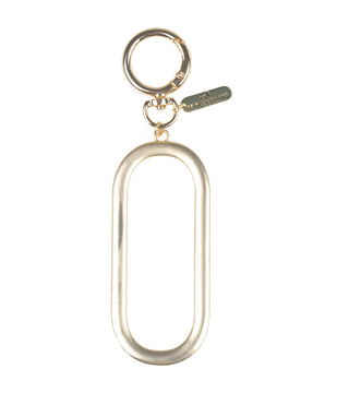 Gold Initial Bag Charm