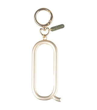 Gold Initial Bag Charm