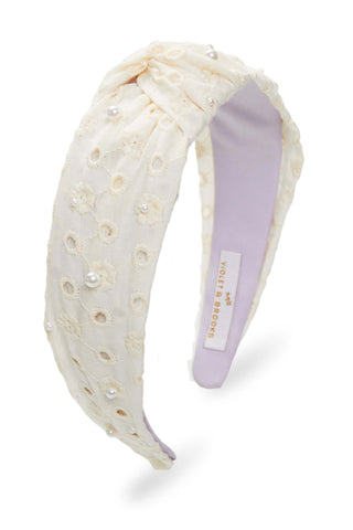 Ellie Pearl Knot Headband