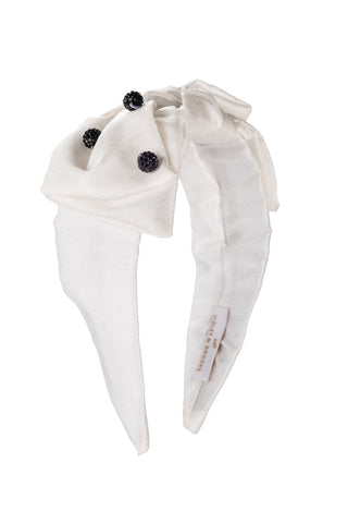 Brynn Pave Dot Bow Headband