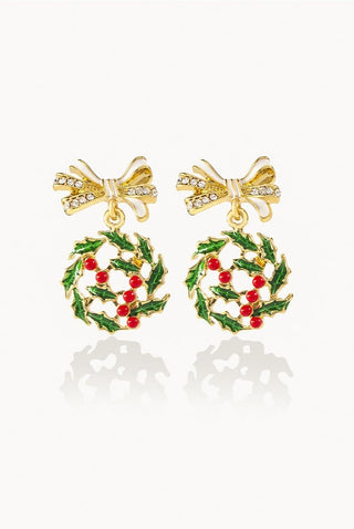 Vintage Christmas Drop Earring