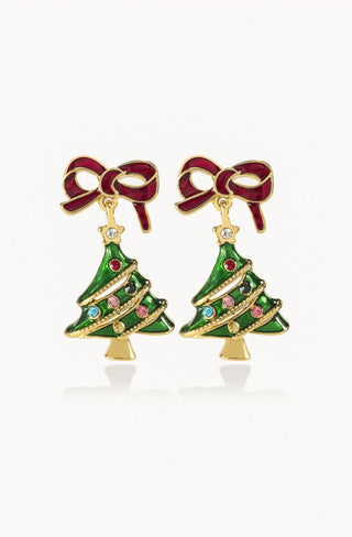 Vintage Christmas Drop Earring