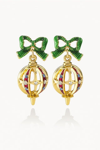 Vintage Christmas Drop Earring