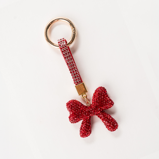 Crystal Bow Bag Charm