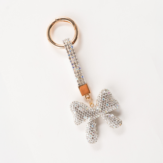 Crystal Bow Bag Charm