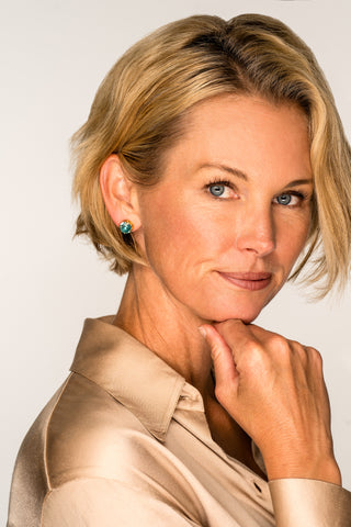 Casey Crystal Boxed Post Earring