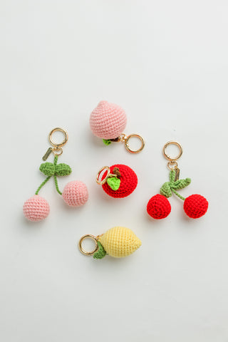 Crochet Fruit Bag Charm