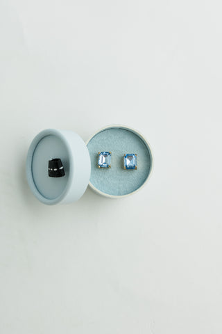 Crystal Powder Boxed Earring
