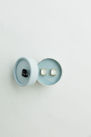Crystal Powder Boxed Earring