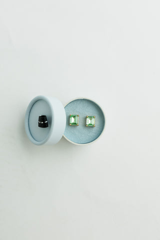 Crystal Powder Boxed Earring