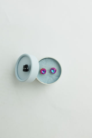 Crystal Powder Boxed Earring