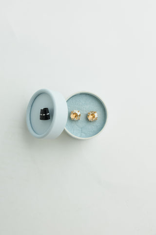 Crystal Powder Boxed Earring