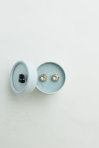 Crystal Powder Boxed Earring