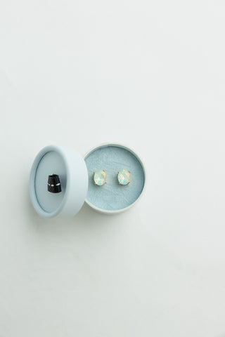 Crystal Powder Boxed Earring
