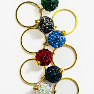 Crystal Ball Scarf Charm