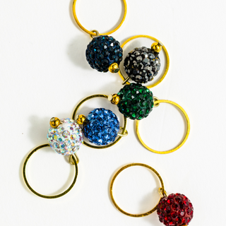 Crystal Ball Scarf Charm