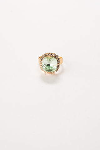 Celeste Crystal Trimmed Birthstone Rings