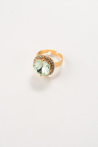Celeste Crystal Trimmed Birthstone Rings