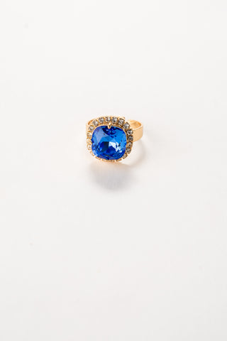 Celeste Crystal Trimmed Birthstone Rings