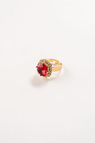 Celeste Crystal Trimmed Birthstone Rings