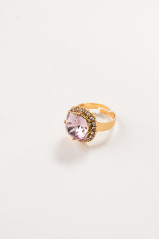 Celeste Crystal Trimmed Birthstone Rings