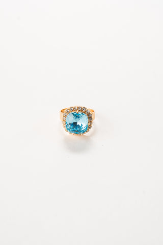 Celeste Crystal Trimmed Birthstone Rings