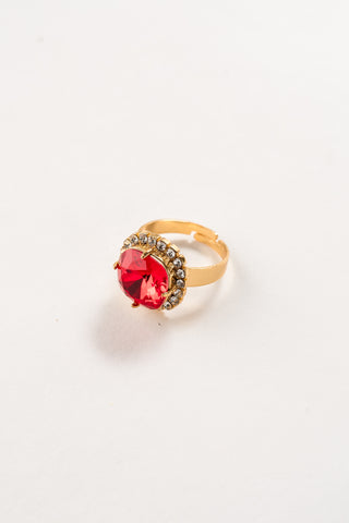 Celeste Crystal Trimmed Birthstone Rings