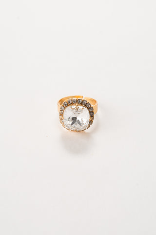 Celeste Crystal Trimmed Birthstone Rings
