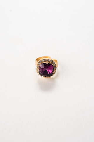 Celeste Crystal Trimmed Birthstone Rings