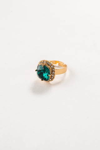 Celeste Crystal Trimmed Birthstone Rings