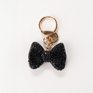 Bow Tie Crystal Bag Charm