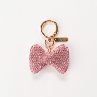 Bow Tie Crystal Bag Charm
