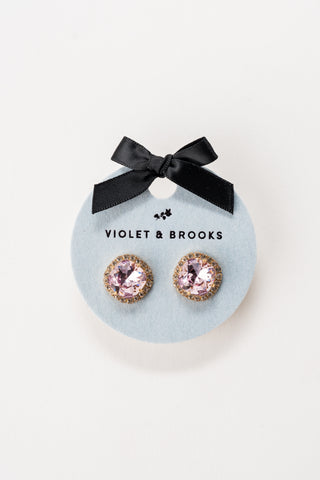 Celeste Crystal Trimmed Birthstone Earrings