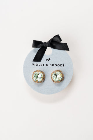 Celeste Crystal Trimmed Birthstone Earrings