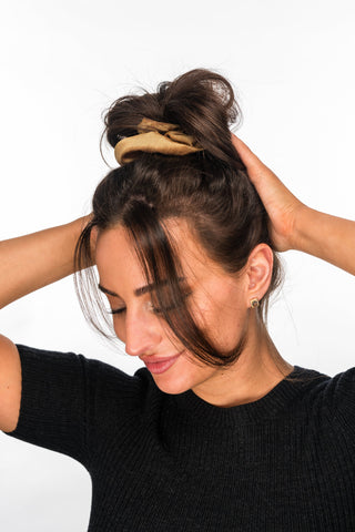 Brynn Dupioni Silk Scrunchie
