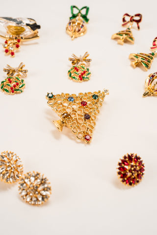 Vintage Christmas Brooch
