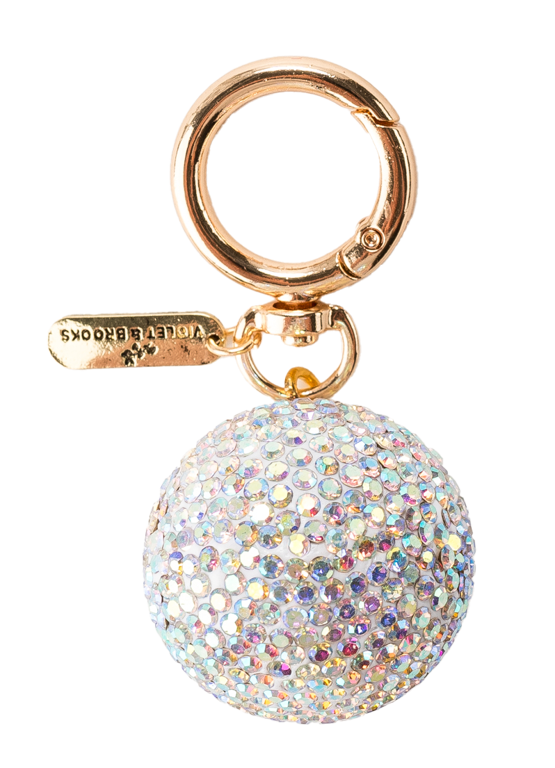 Crystal Ball Bag Charm – VIOLET AND BROOKS Crystal Ball Bag Charm – VIOLET AND BROOKS