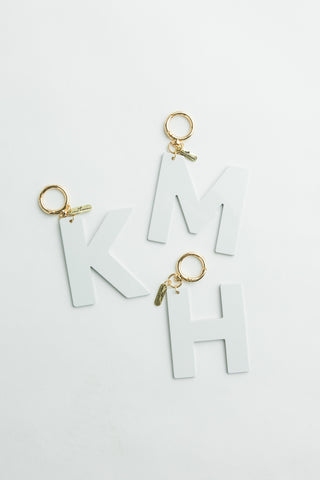 Kate White Initial Bag Charm