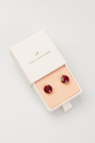 Casey Crystal Boxed Post Earring