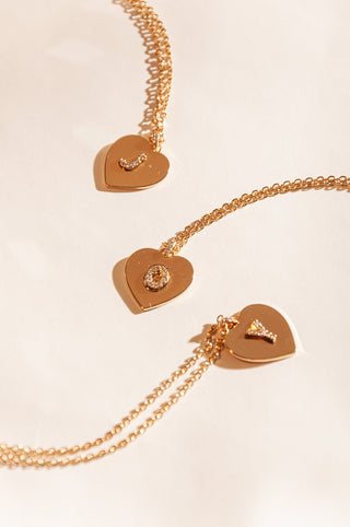 Lover Girl Initial Necklace