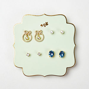 Parisian Bow Earring Set